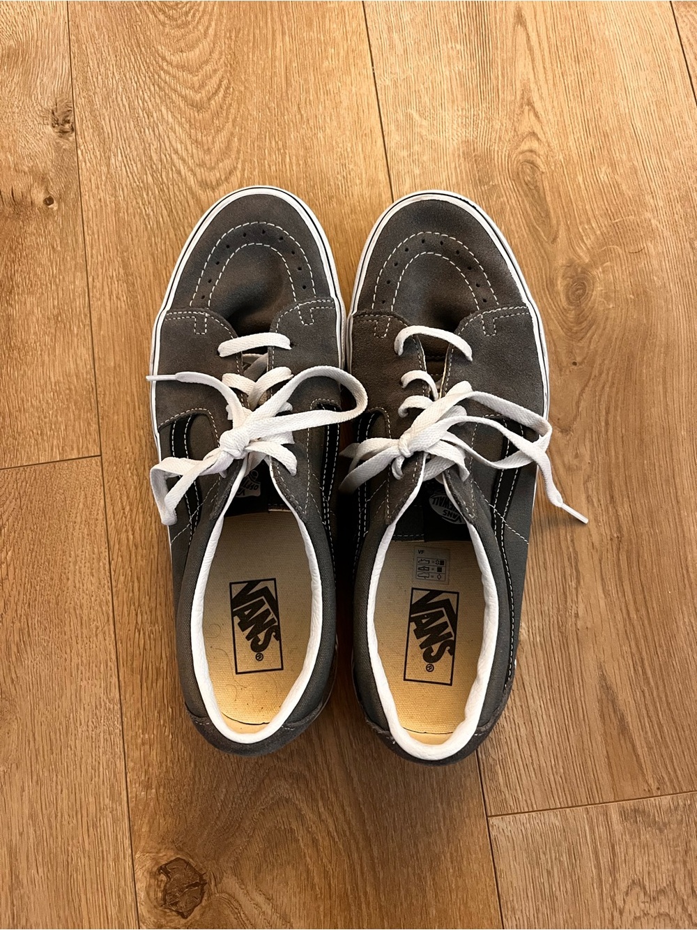 Vans Sk8-Low Utility Sneakers Pewter & Black Skate Shoes Mens 11